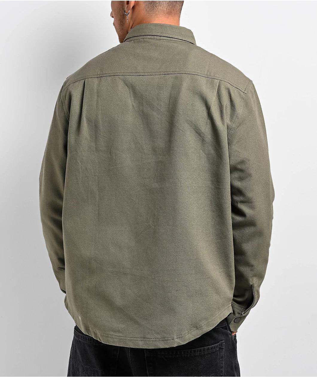 Empyre Overshirt Deep Lichen Long Sleeve Work Shirt Product Image