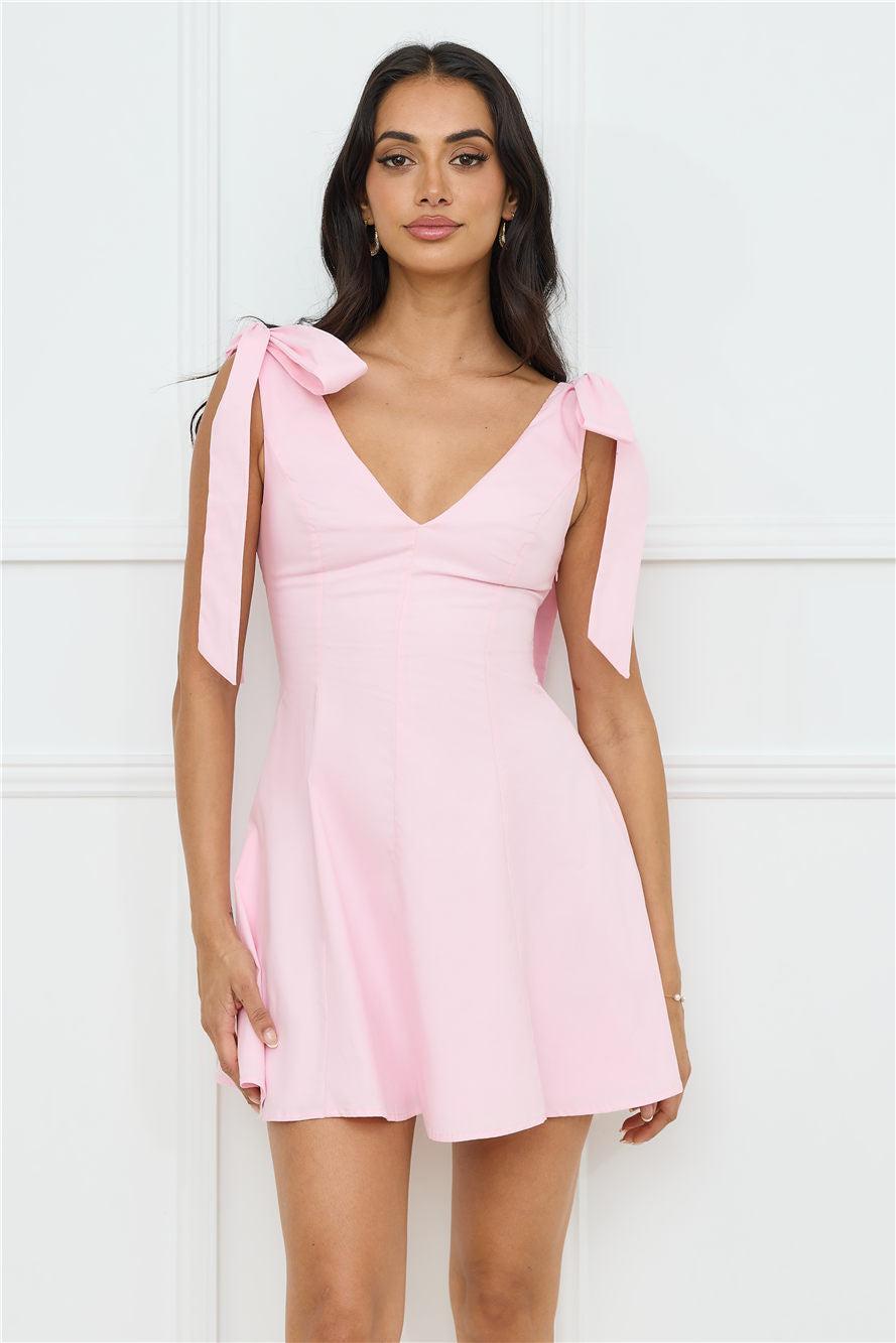 Pretty In Power Mini Dress Pink Product Image