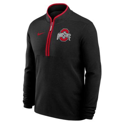 Clemson Tigers Victory Nike Men's Dri-FIT College 1/2-Zip Long-Sleeve Top Product Image