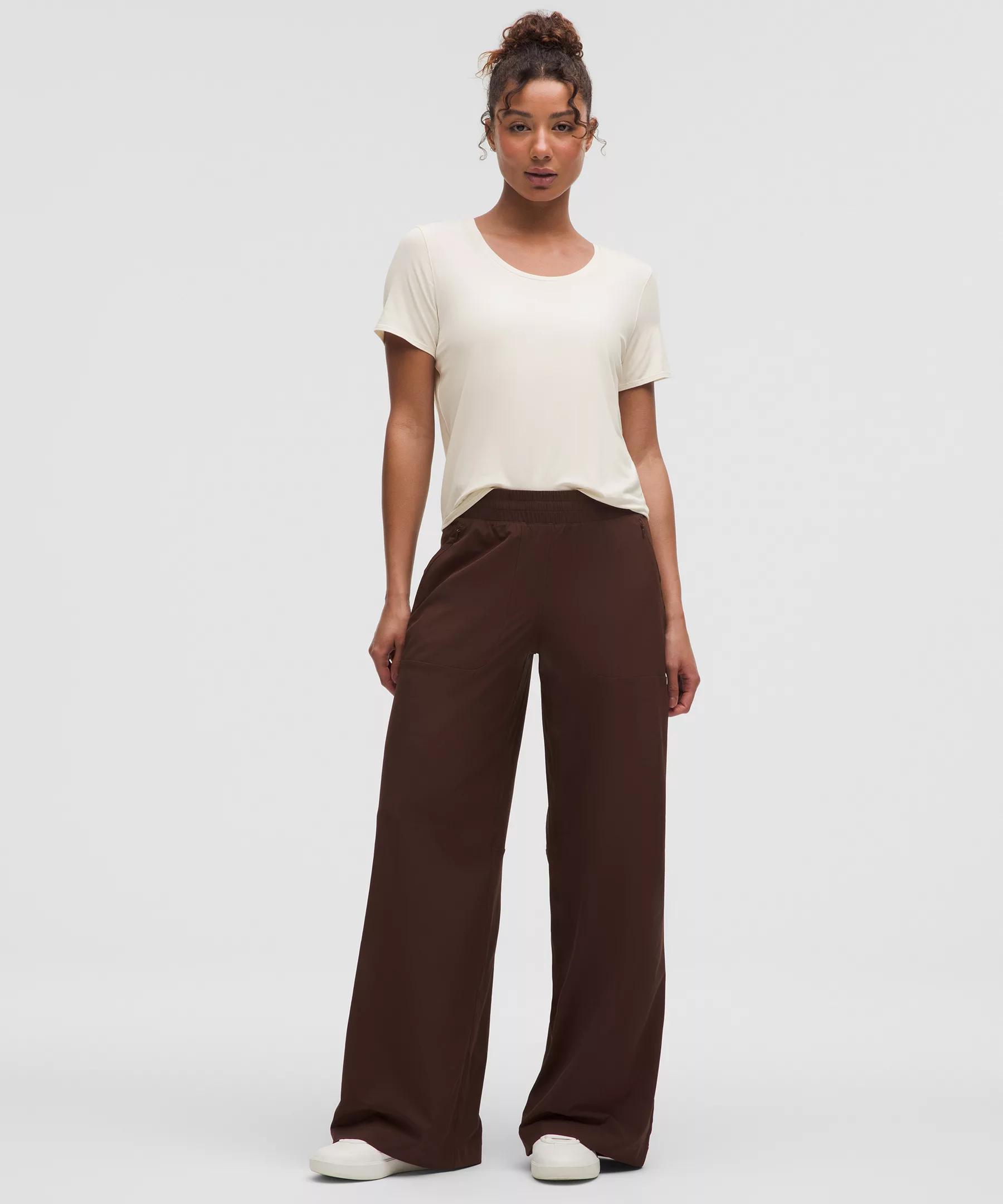 Modal-Silk Twist-Back Short-Sleeve Shirt Product Image