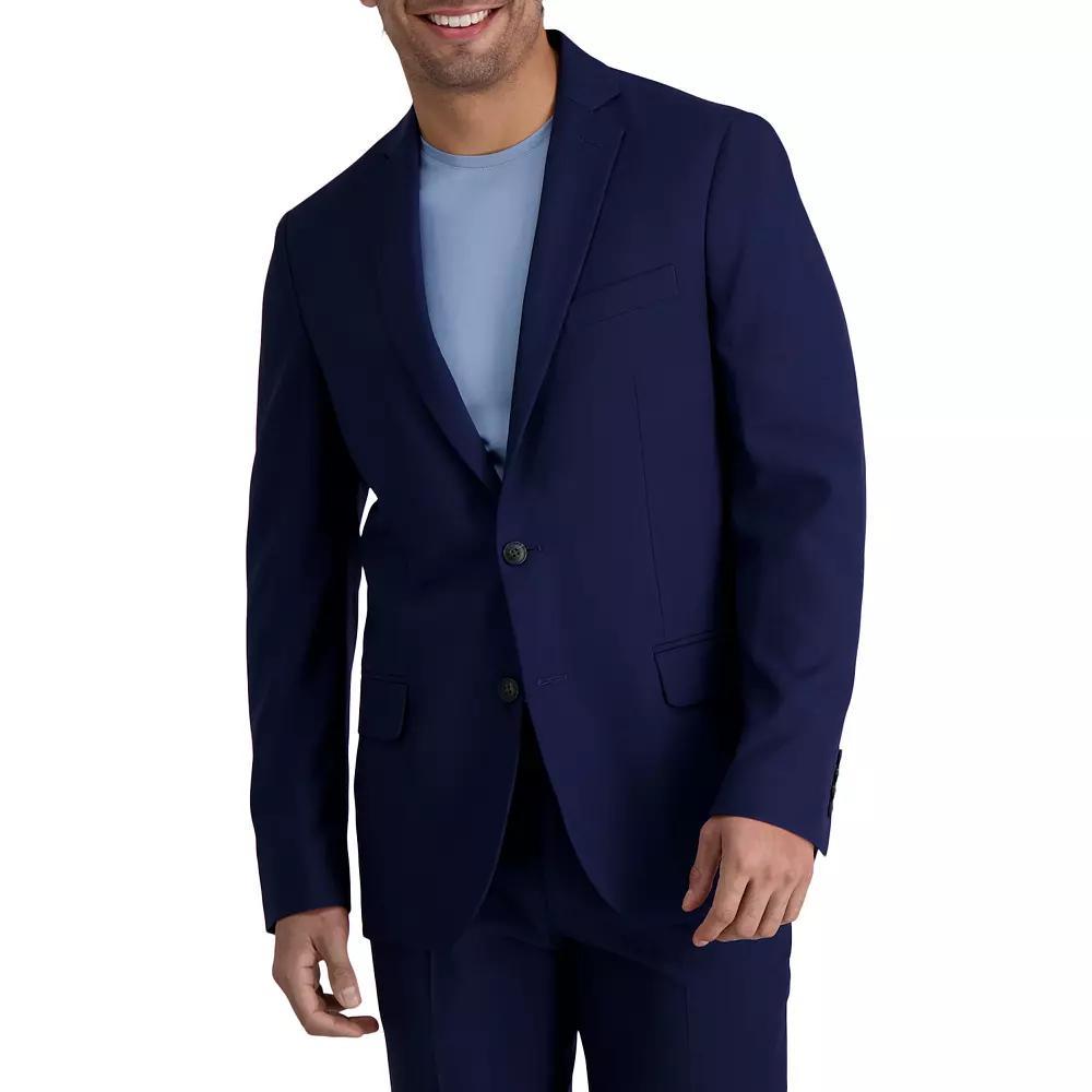 Mens Haggar Smart Wash Repreve Slim-Fit Suit Jacket Black Product Image