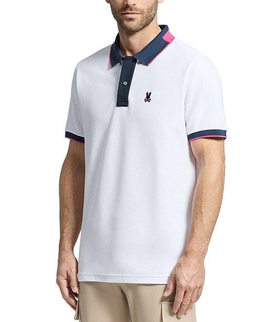 Psycho Bunny Thatcher Pique Short Sleeve Polo Shirt Product Image