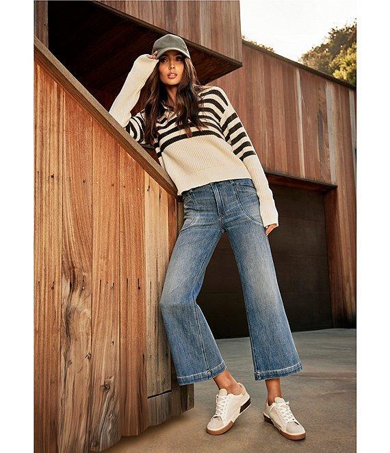 KUT from the Kloth Meg High Rise Wide Leg Inset Front Pocket Jean Product Image