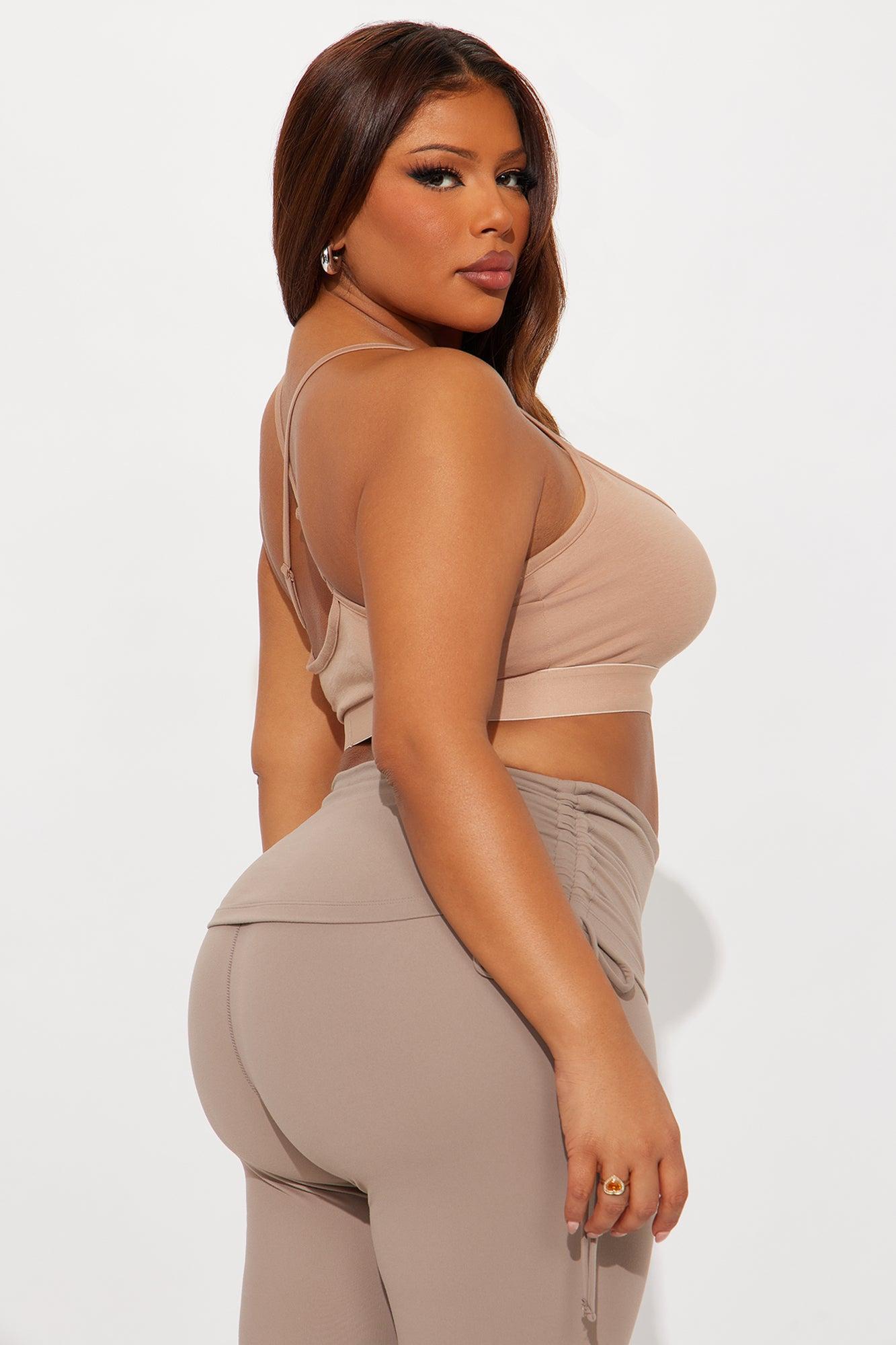 FN Mood Scoop Cami Cotton Bra - Camel Product Image