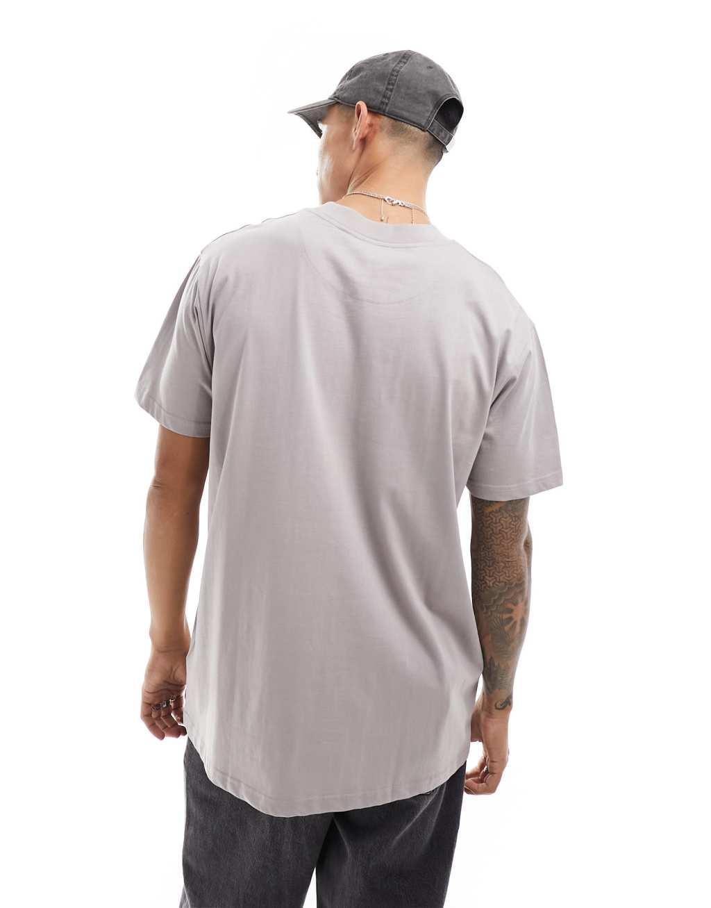 Brave Soul oversized t-shirt in dusty purple Product Image