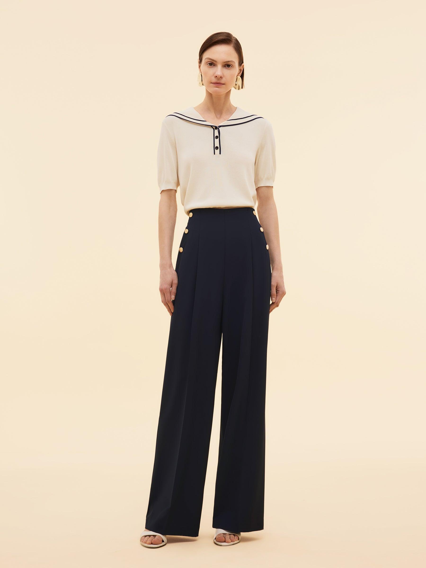 Four-Way Stretch Women High Waisted Pants Product Image