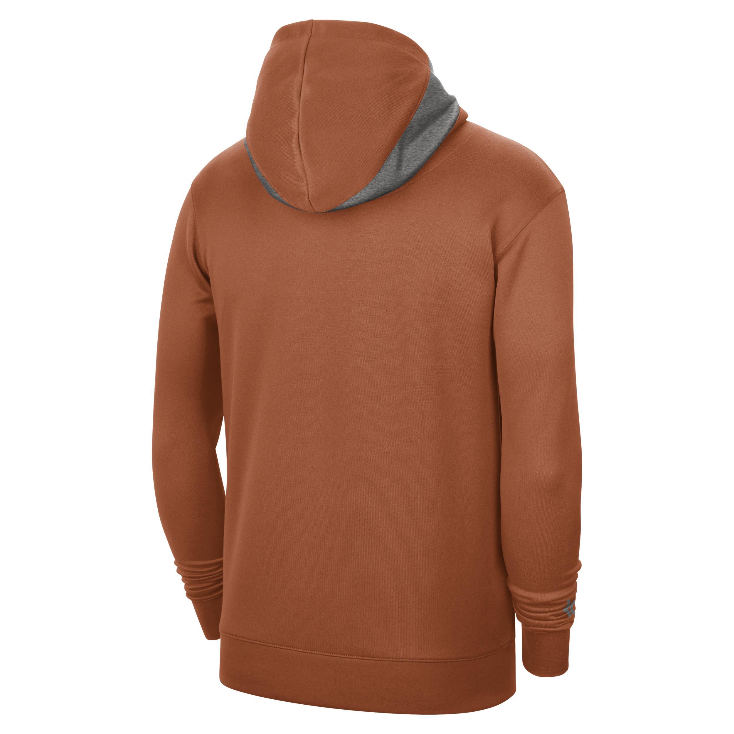 Mens Nike Heather Gray Oklahoma State Cowboys Team Basketball Spotlight Performance Pullover Hoodie Product Image