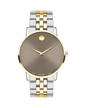 Movado Museum Classic Two-Tone Diamond-Index Watch, 40mm Product Image