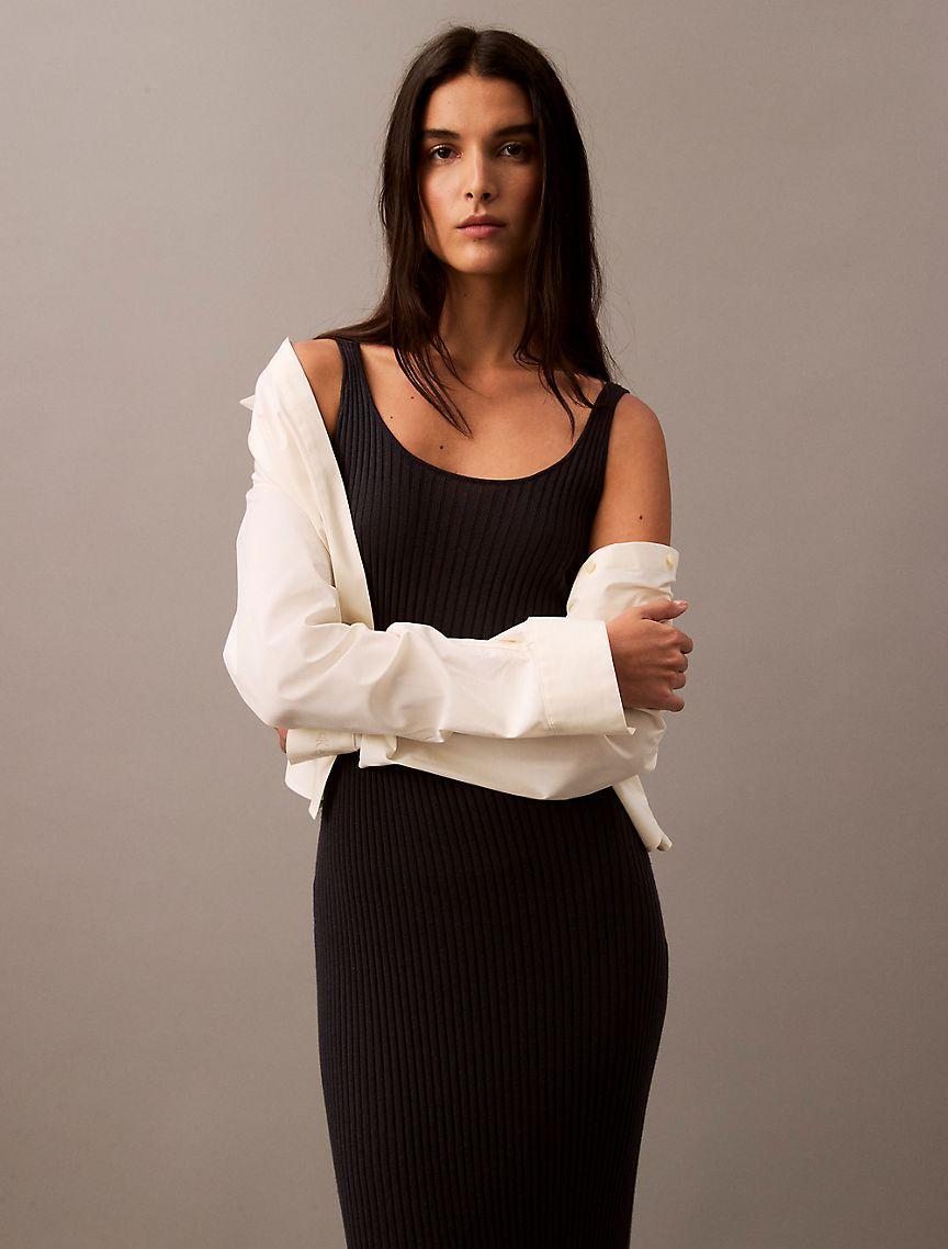 Silk Cashmere Sweater Dress Product Image