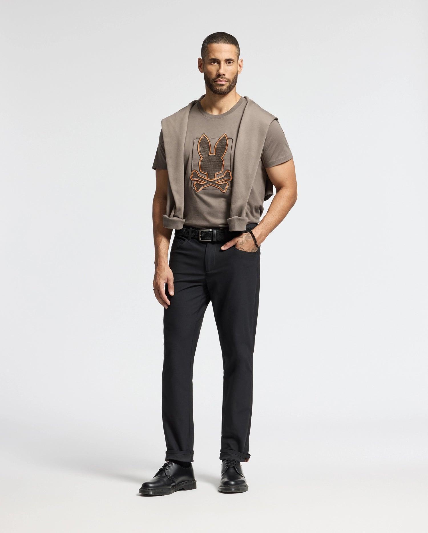 MENS PIERCE EMBROIDERED GRAPHIC TEE - B6U115E200 Product Image