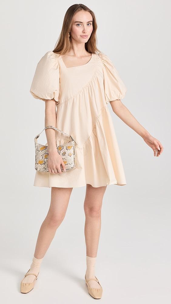 English Factory Asymmetric Poplin Tiered Dress | Shopbop Product Image