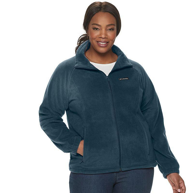 Womens Columbia Benton Springs Zip-Front Fleece Jacket Columbia Blue Product Image