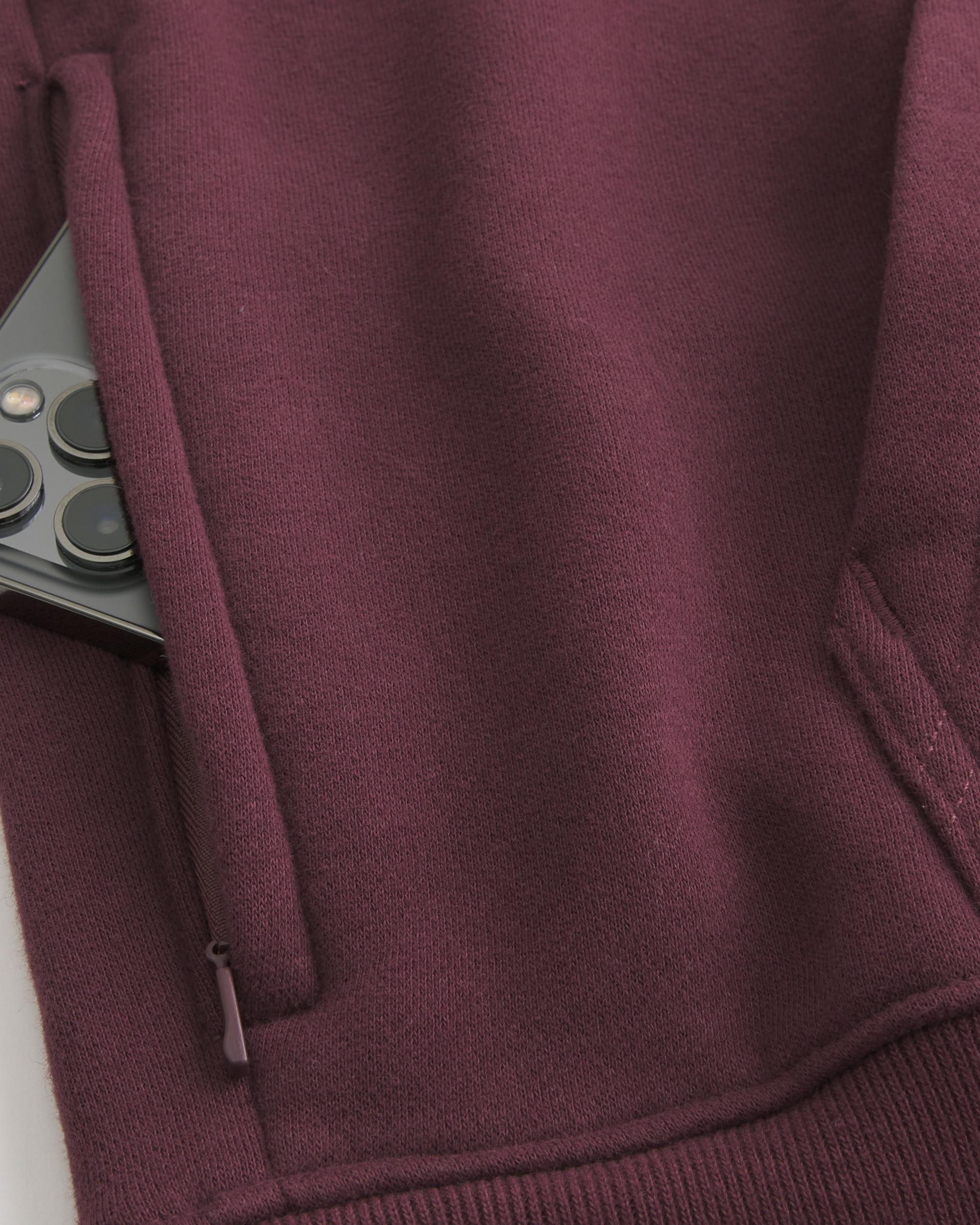 Hollister Feel Good Fleece Boxy Camo Hoodie Product Image