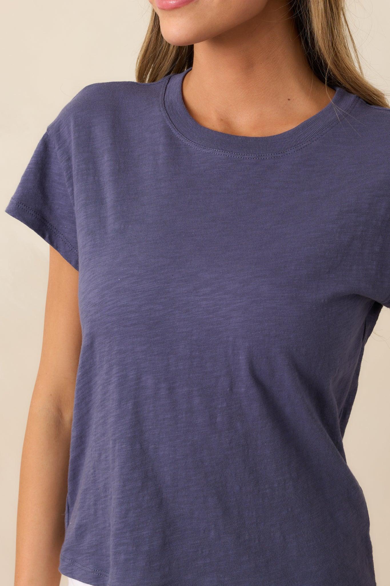 Z Supply Modern Worn Blue Slub Tee Product Image