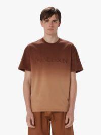 GRADIENT T-SHIRT in brown | JW Anderson US  Product Image