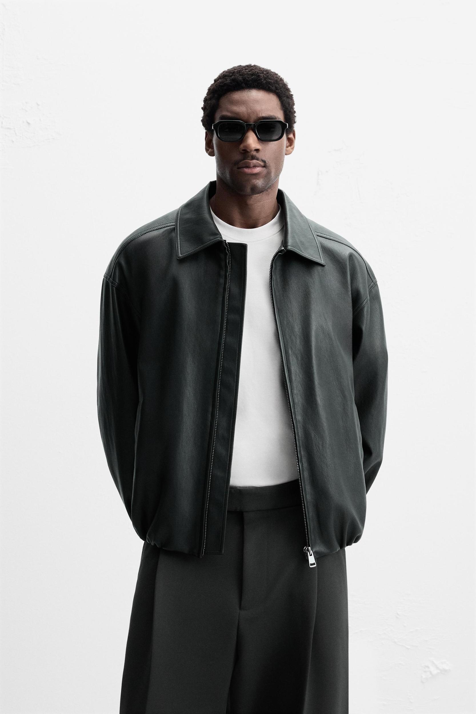 FAUX LEATHER JACKET Product Image