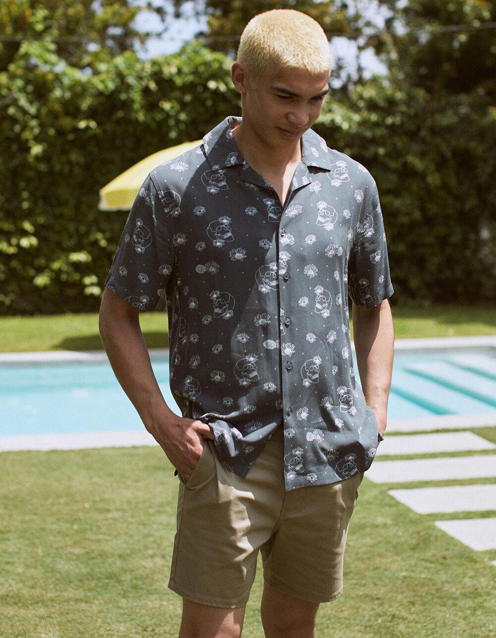 RSQ Mens Shorter 6" Chino Shorts - WASHED NAVY Product Image