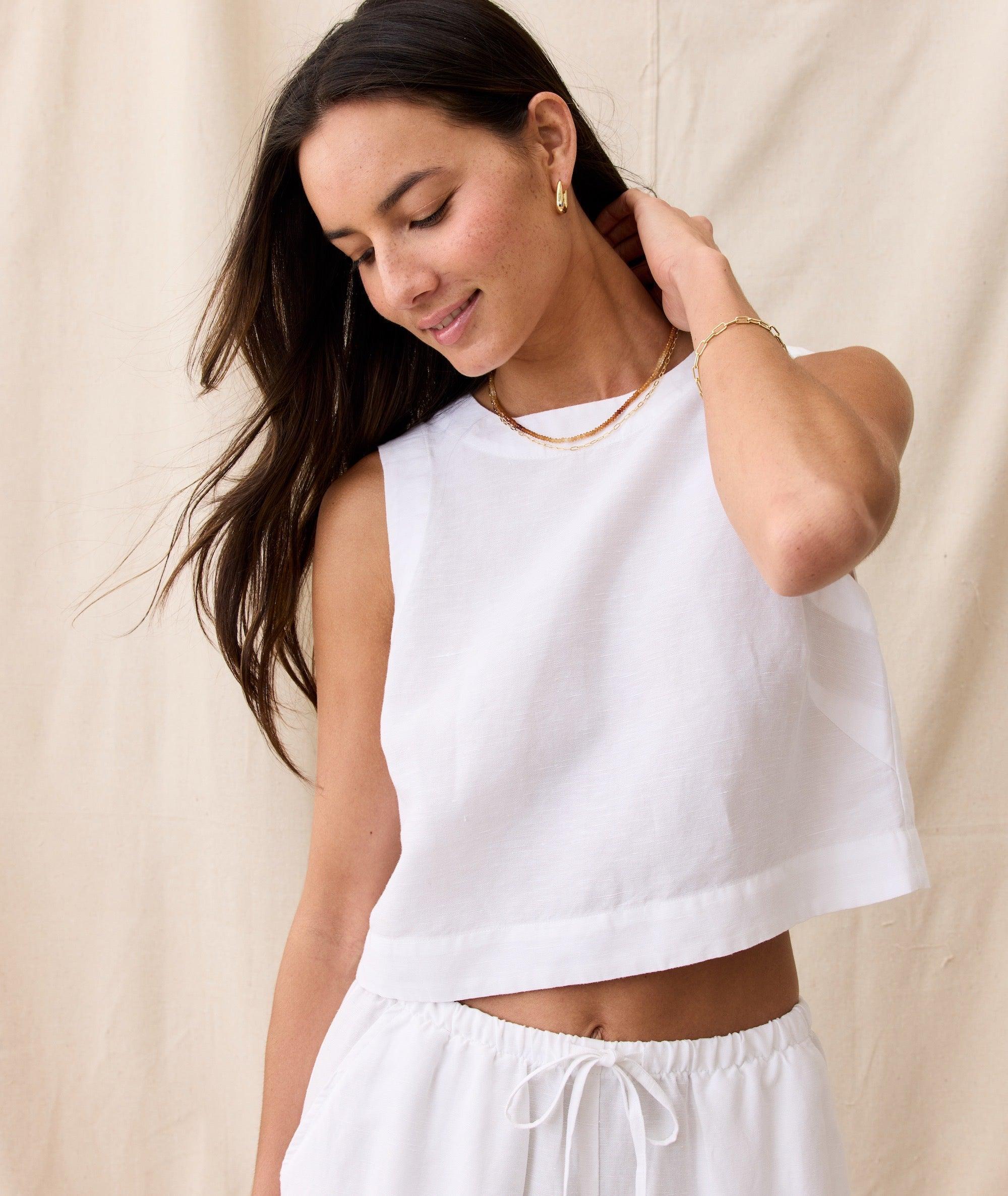 Quinn Linen Tank Product Image