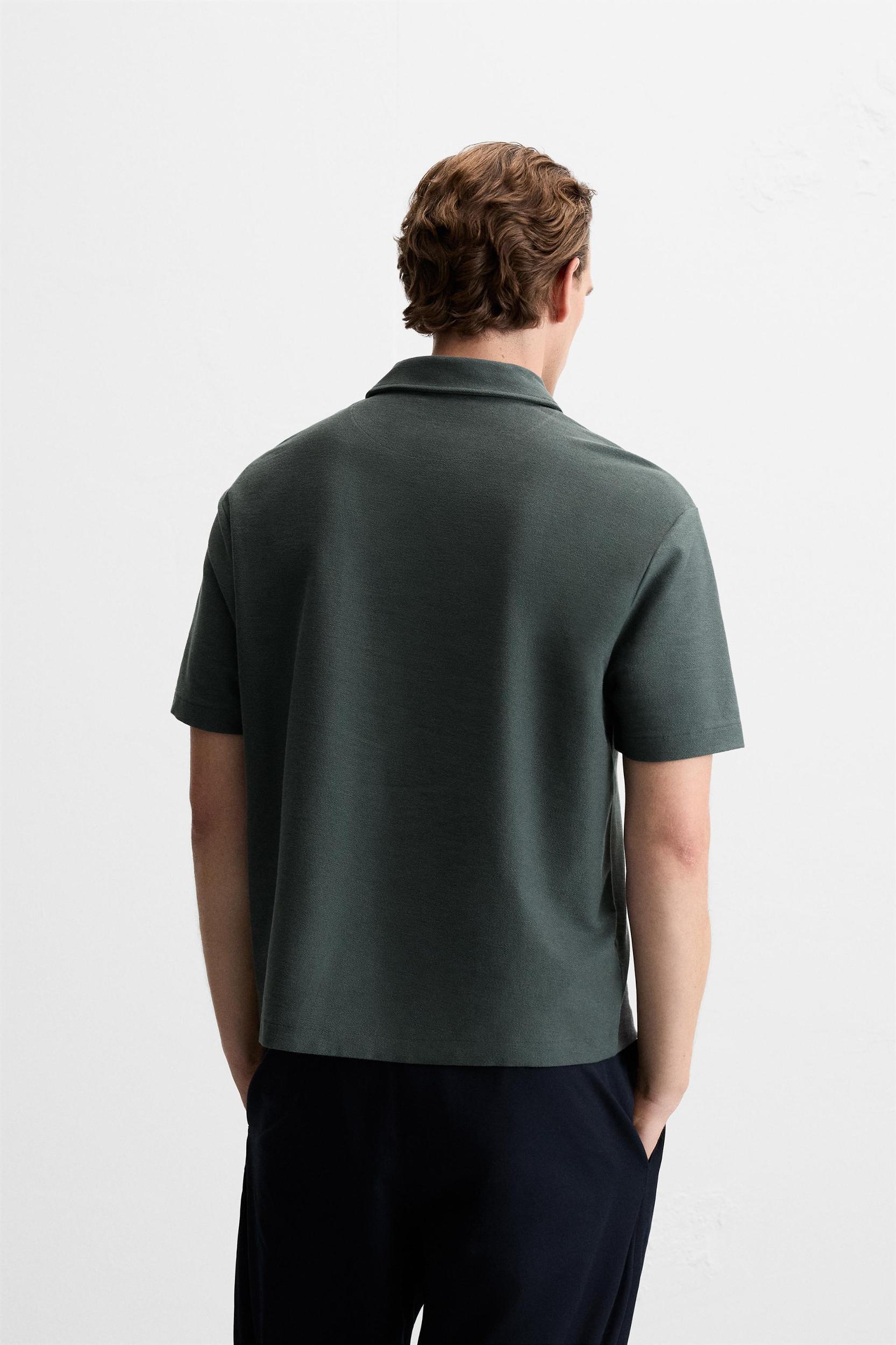 TEXTURED POLO Product Image