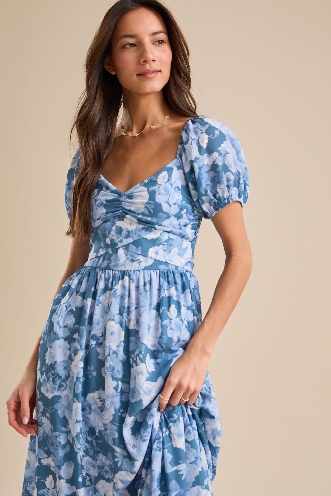 Clarey Floral Maxi Dress Product Image