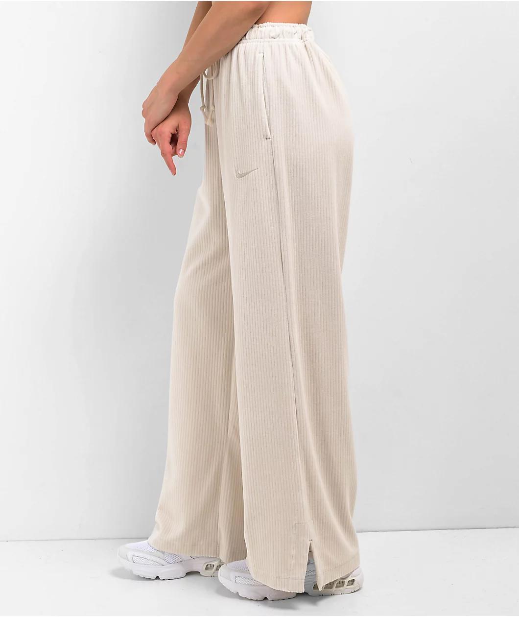 Nike Sportswear Mod Cream Velour Sweatpants Product Image