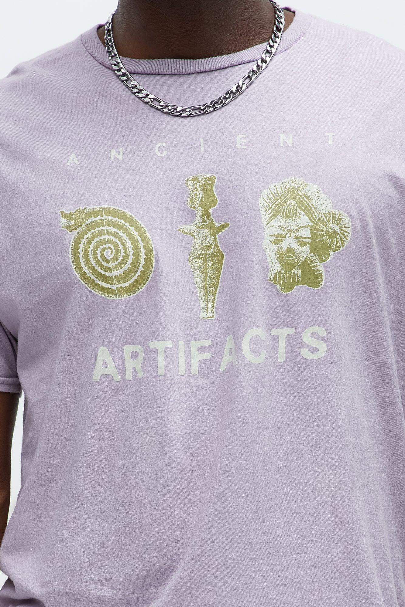 Ancient Artifacts Short Sleeve Tee - Purple Product Image