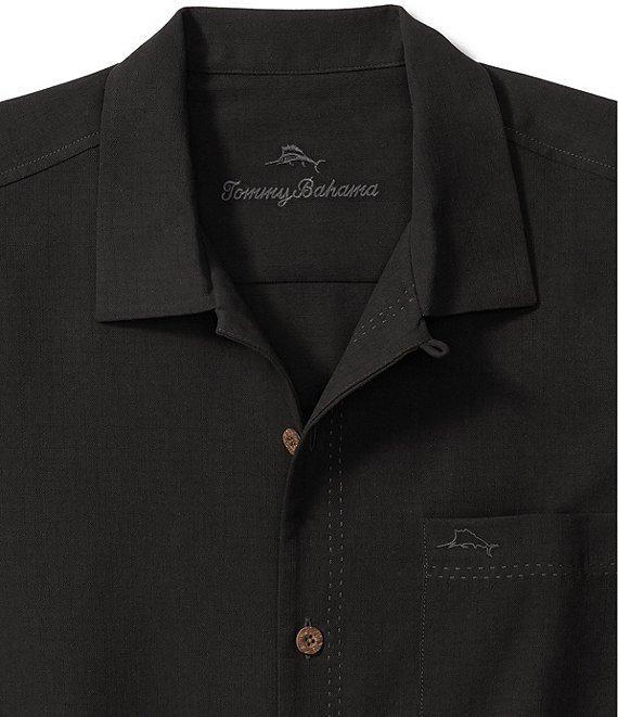 Tommy Bahama IslandZone Coastal Breeze Tonal Check Short Sleeve Woven Shirt Product Image