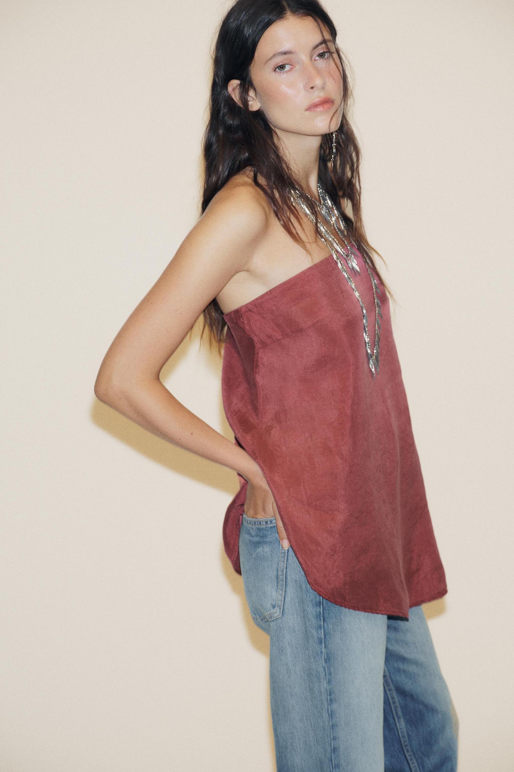 ASYMMETRIC BANDEAU TOP Product Image