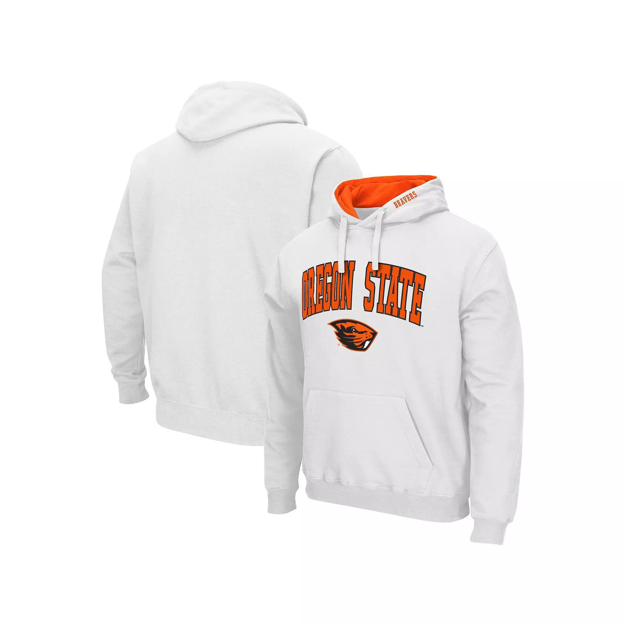 Mens Colosseum Oregon State Beavers Arch & Logo 3.0 Pullover Hoodie Product Image