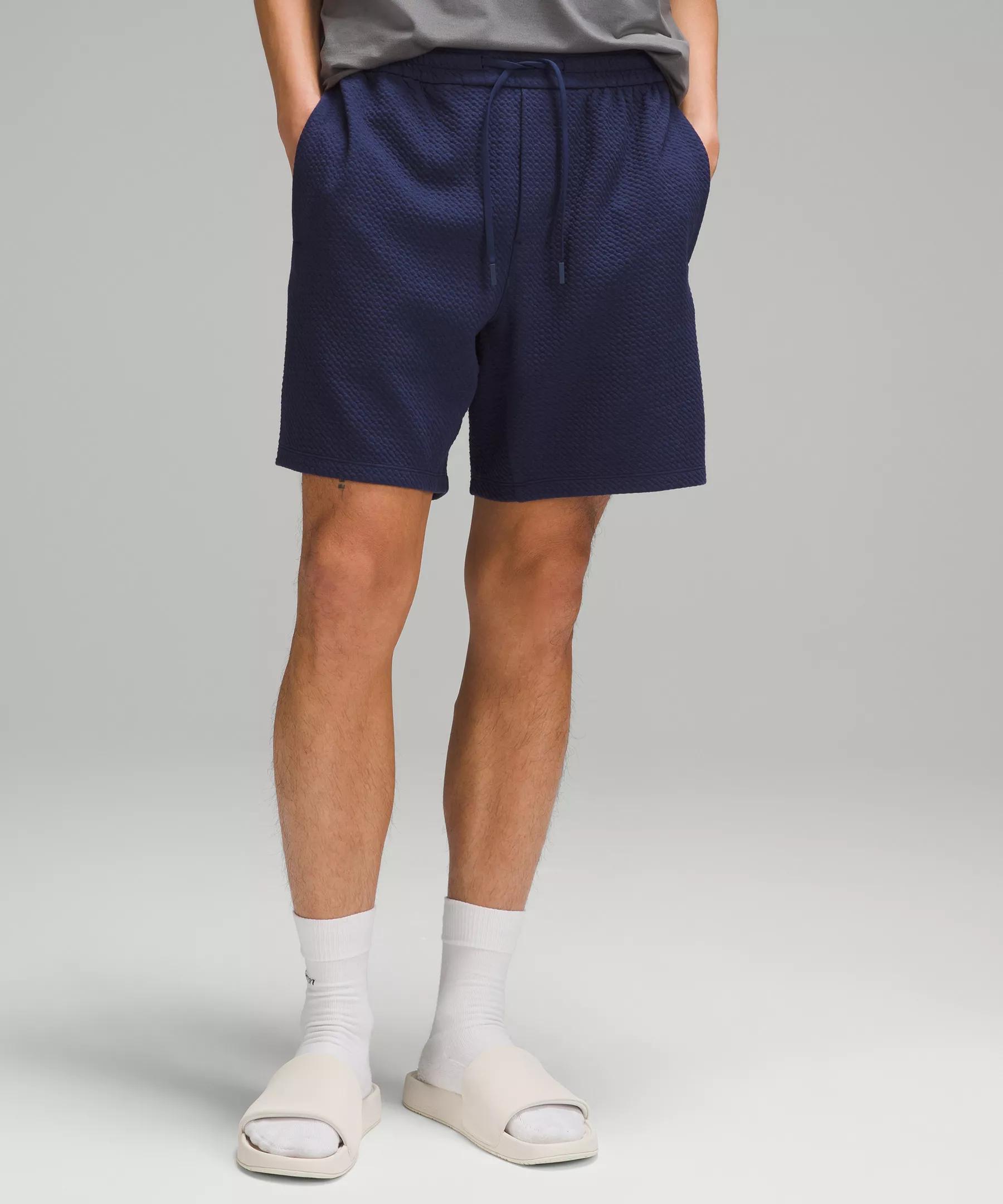 Textured Double-Knit Cotton Short 7" Product Image
