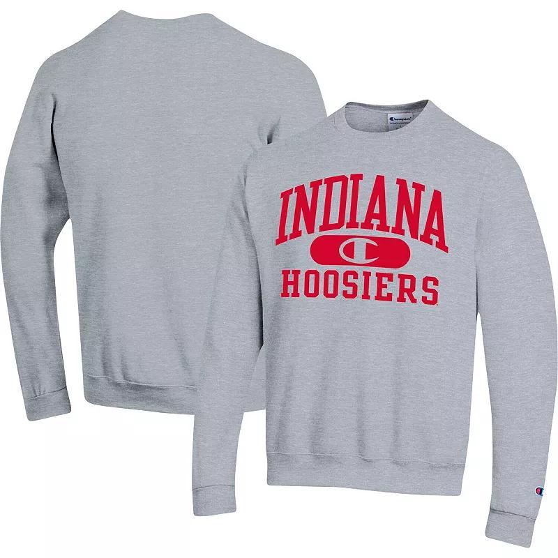 Men's Champion Heather Gray Oklahoma Sooners Arch Pill Sweatshirt, Size: 2XL, Grey Product Image