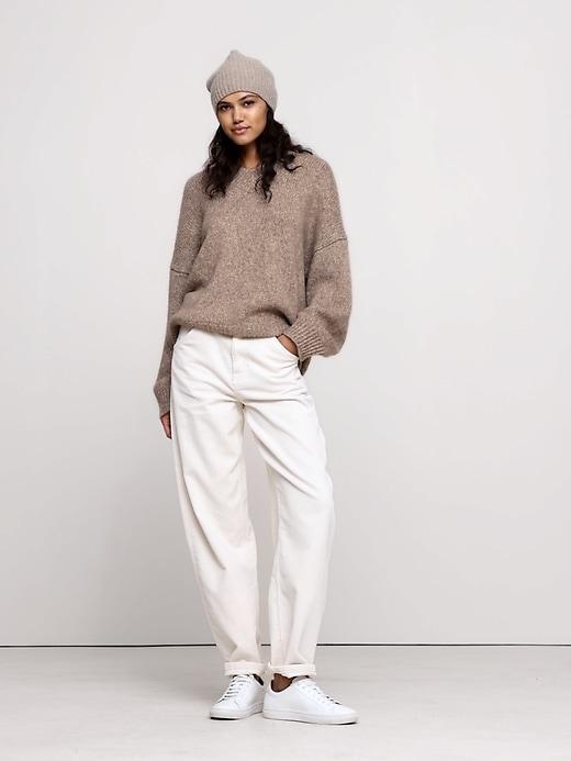 Wool-Alpaca Blend Sweater Tunic Product Image