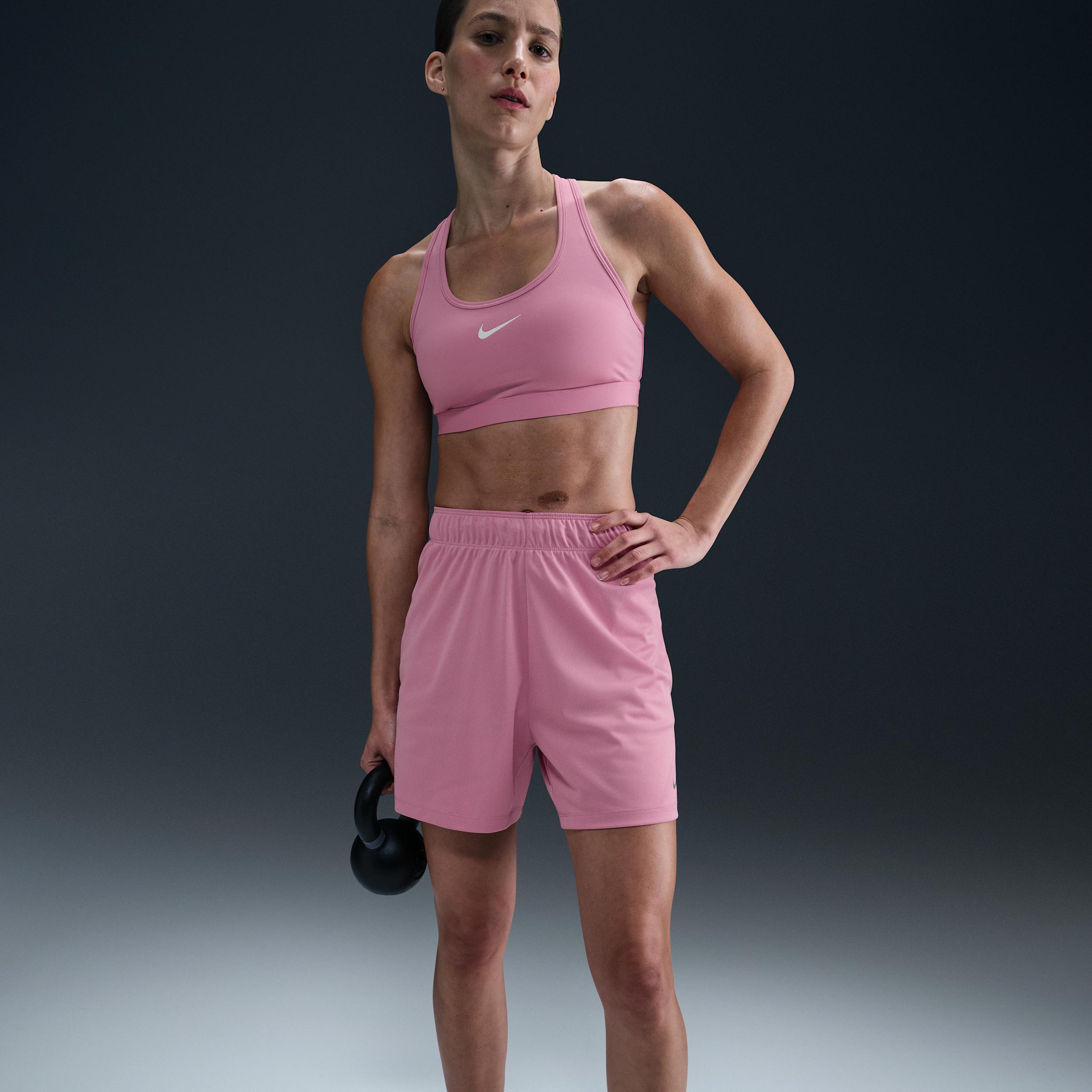 Nike Women's Attack Dri-FIT Fitness Mid-Rise 5" Unlined Shorts Product Image