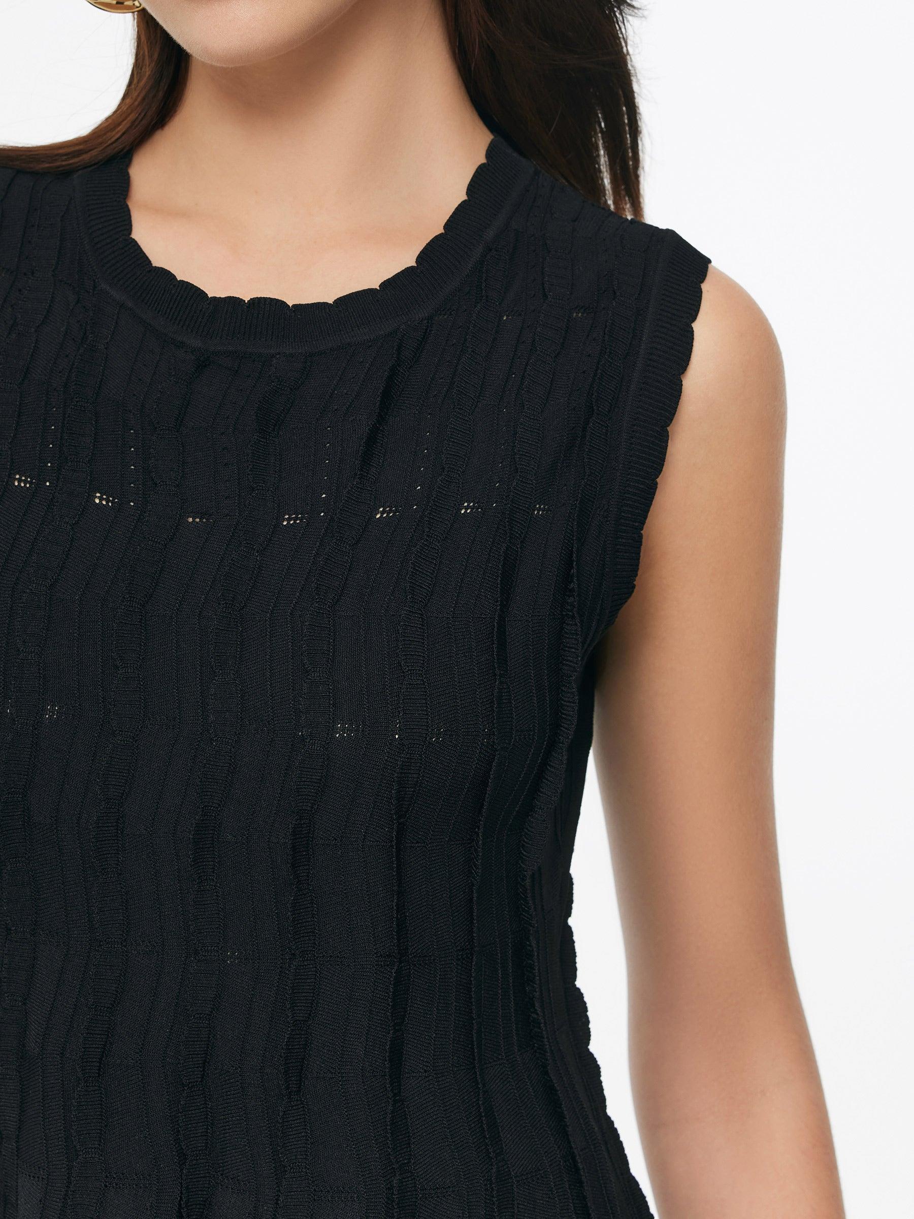 Stretch Jacquard Women Knit Mini Dress Product Image