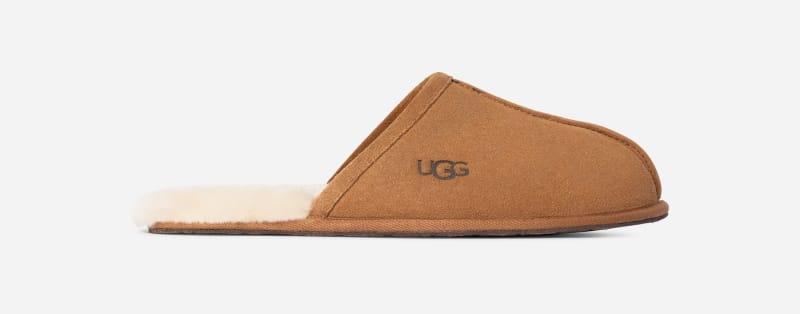 Mens Scuff Shearling Mule Slipper Product Image