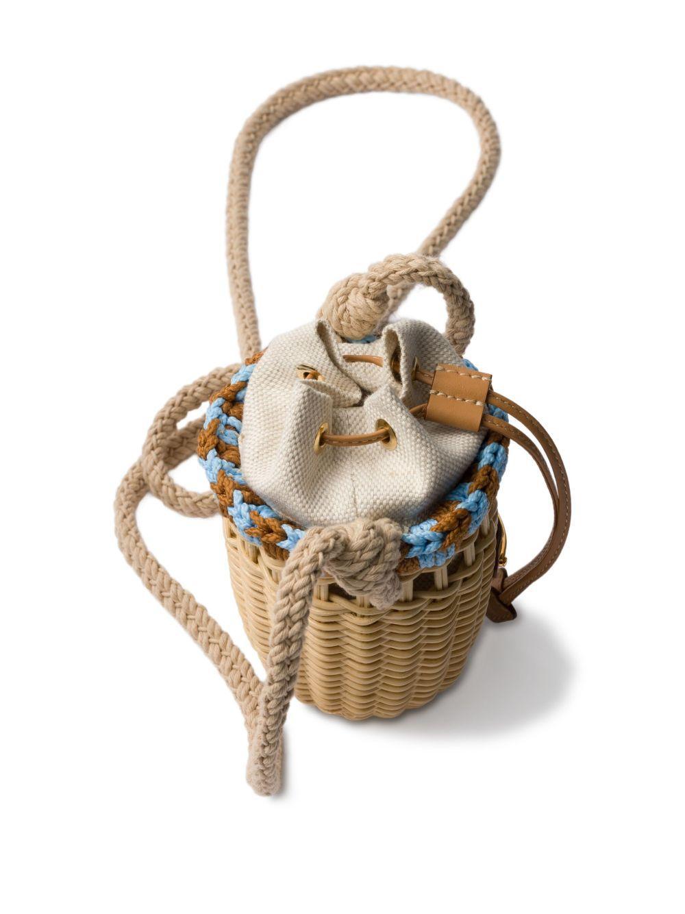 wicker bucket bag Product Image