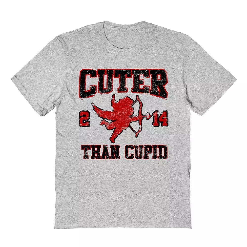 Men's Cuter Than Cupid Tee, Size: Medium, Sport Grey Product Image
