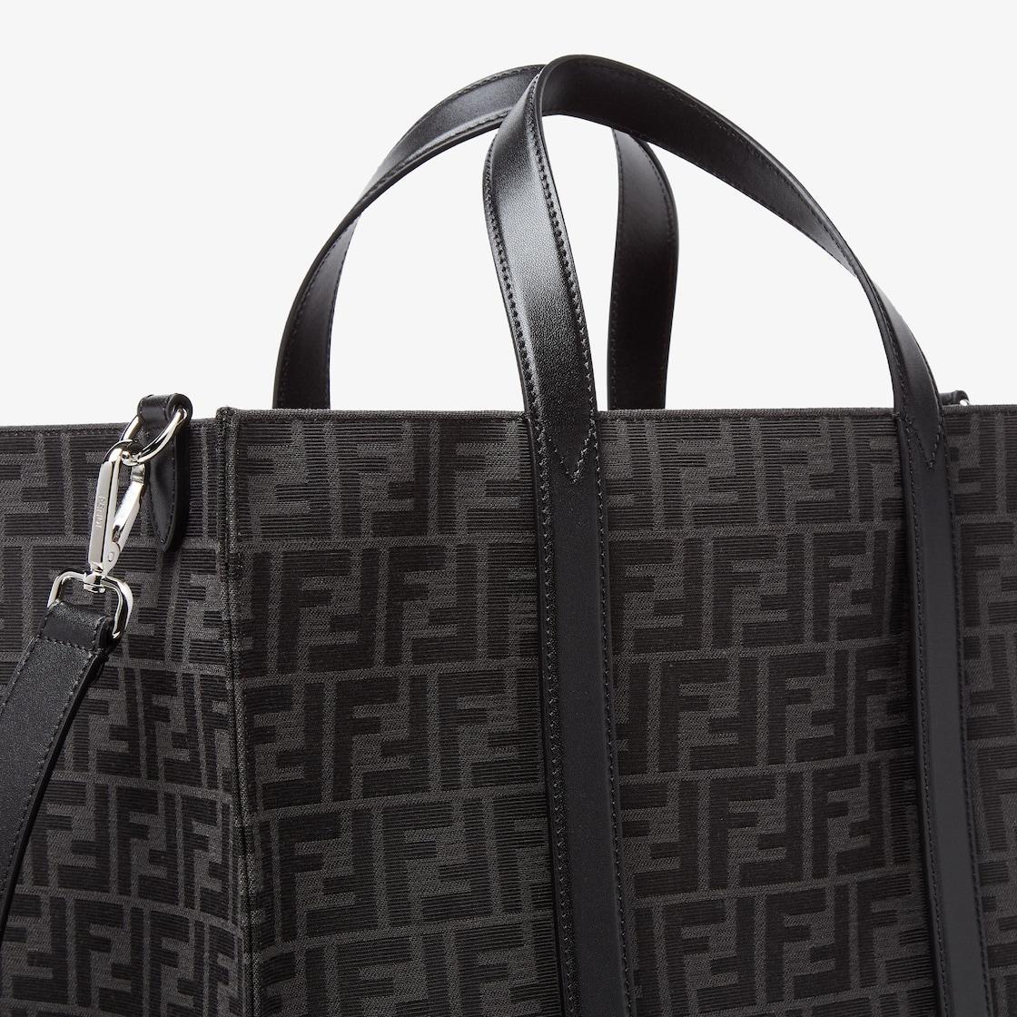 FF Jacquard ShopperFF jacquard fabric bag Product Image