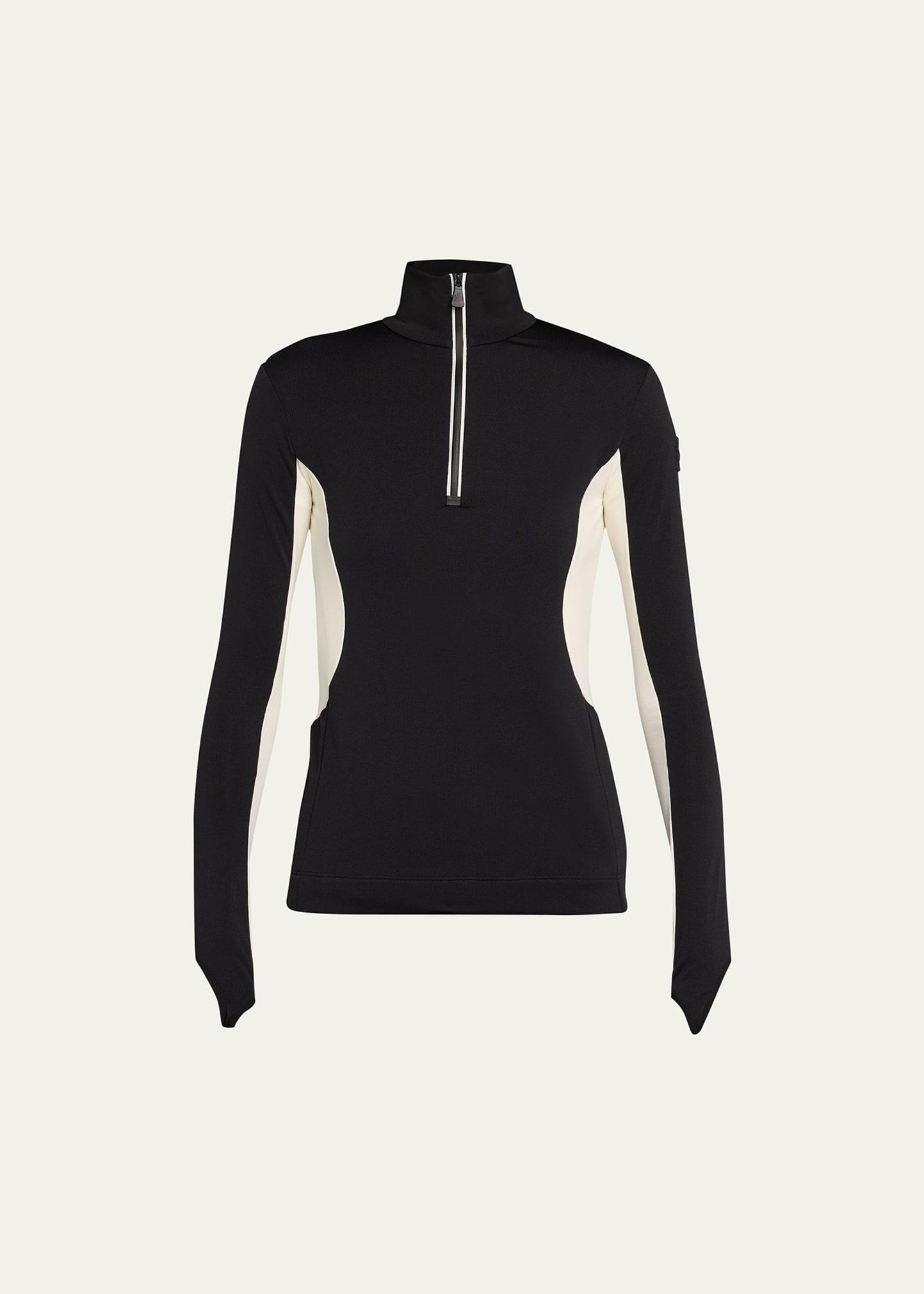 Colorblock Quarter-Zip Sweatshirt Product Image
