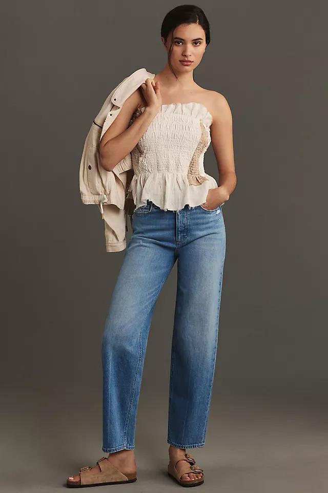 PAIGE Alexis High-Rise Tapered Jeans Product Image