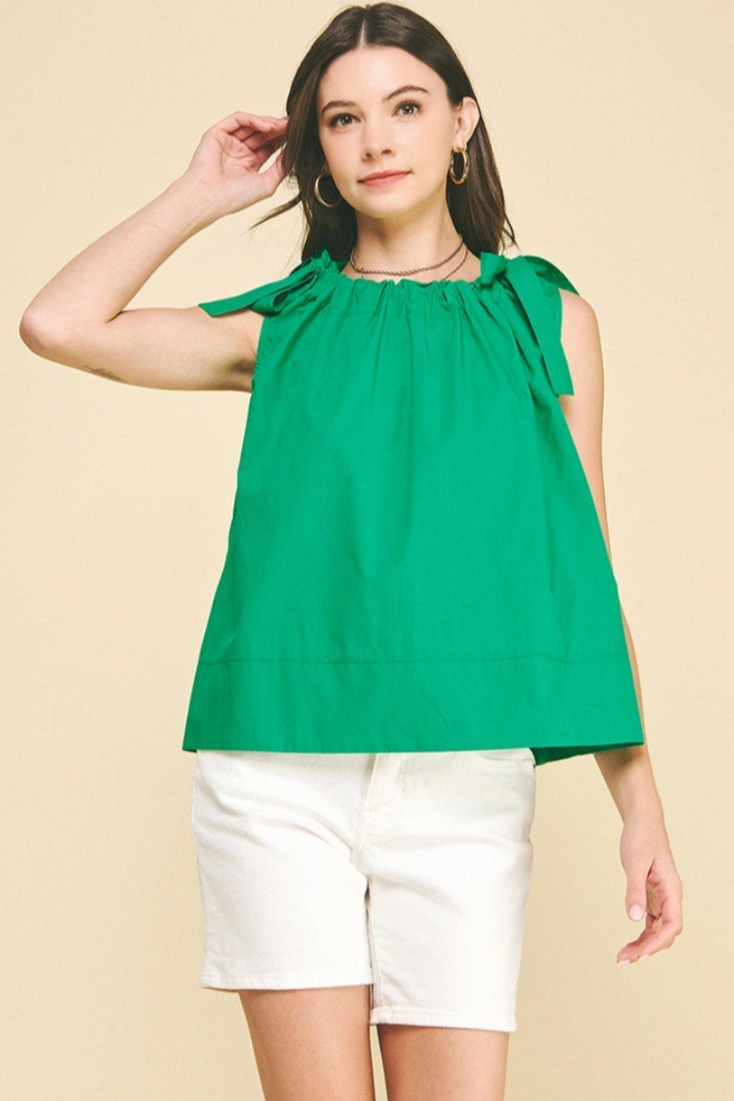 Maya Tie Detailed Blouse Product Image