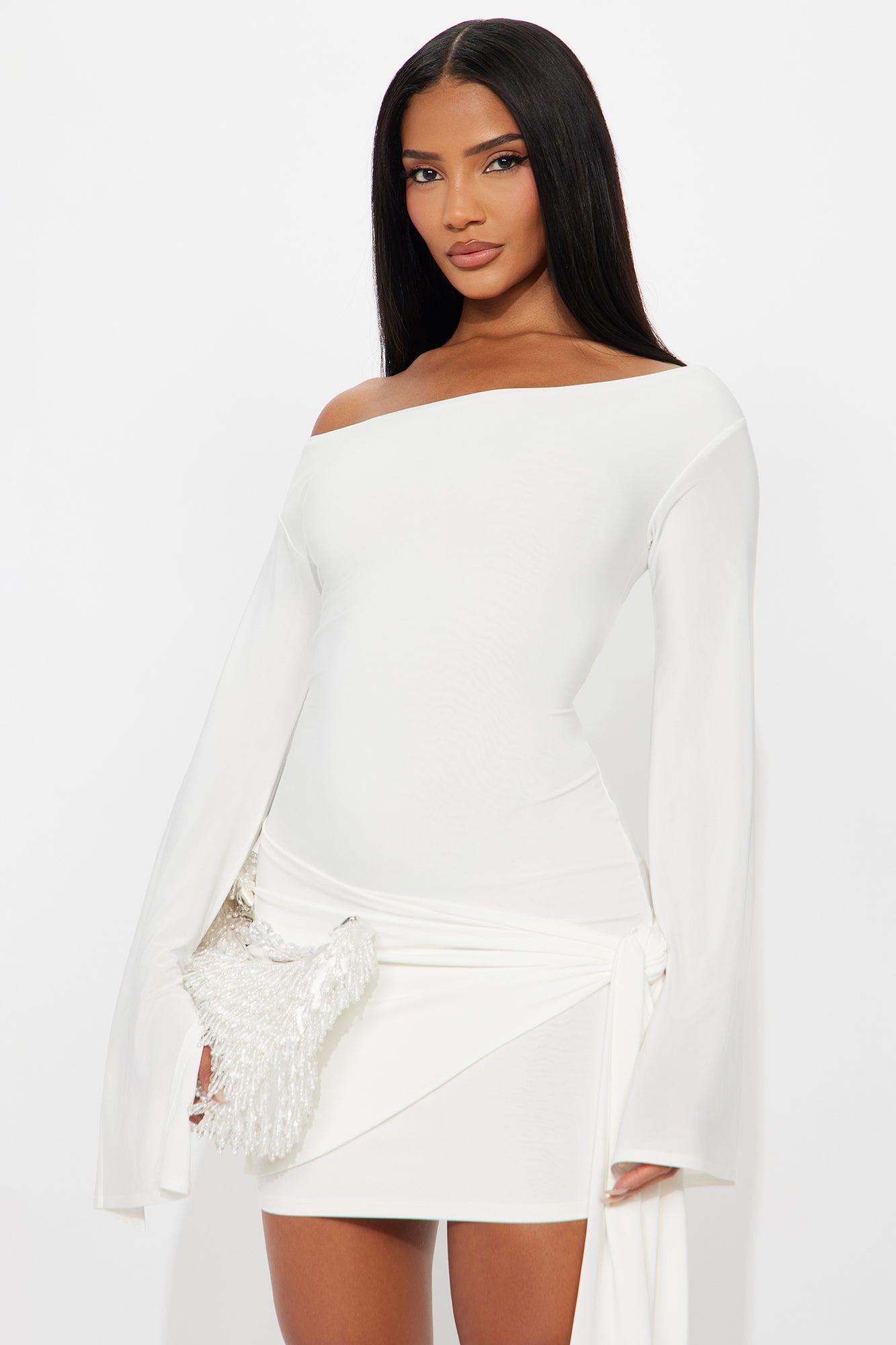 In My Layne Mini Dress - Off White Product Image