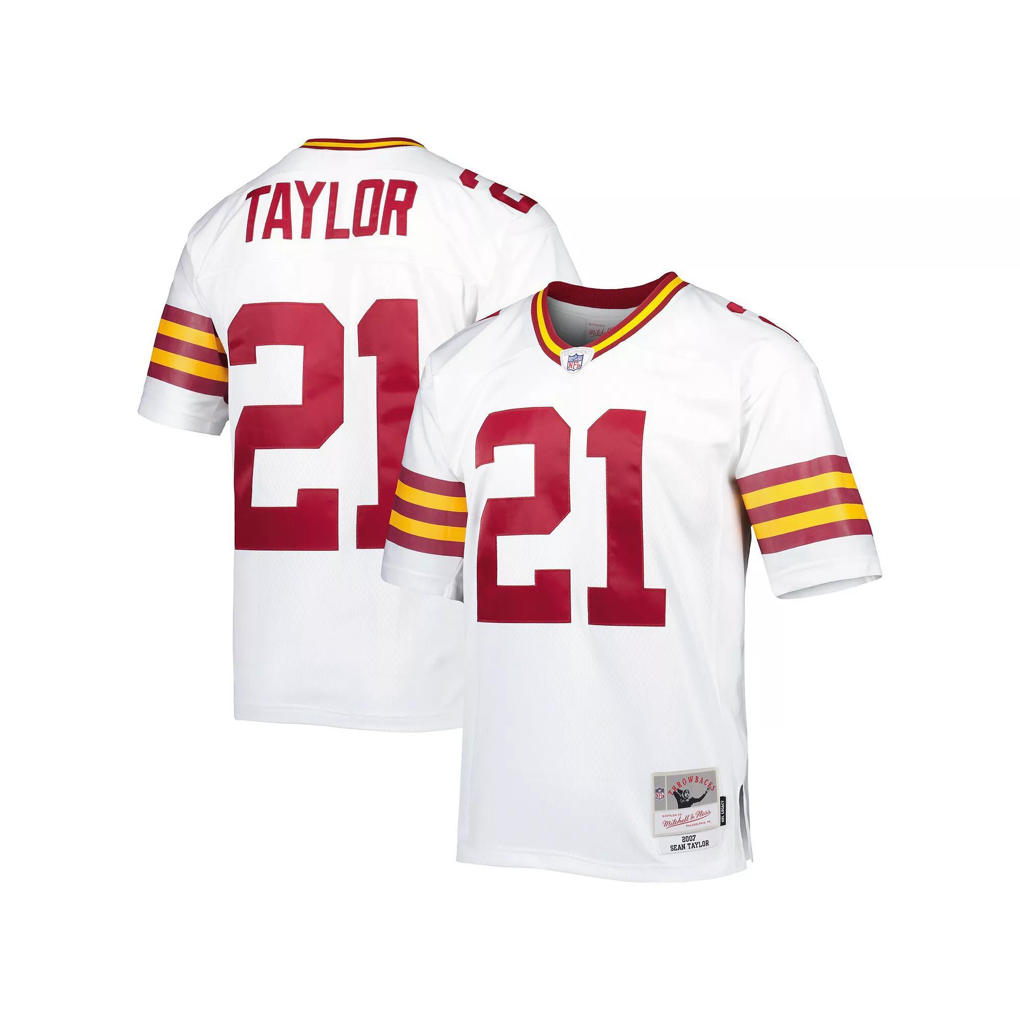 Men's Mitchell & Ness Sean Taylor White Washington Football Team 2007 Legacy Replica Jersey, Size: XL, Wft White Product Image