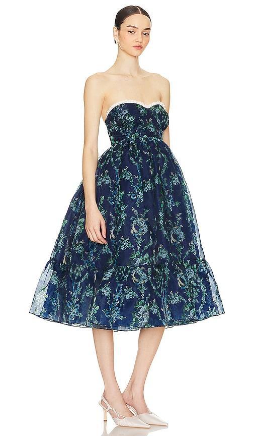 The French Puff Corset Dress Selkie Product Image