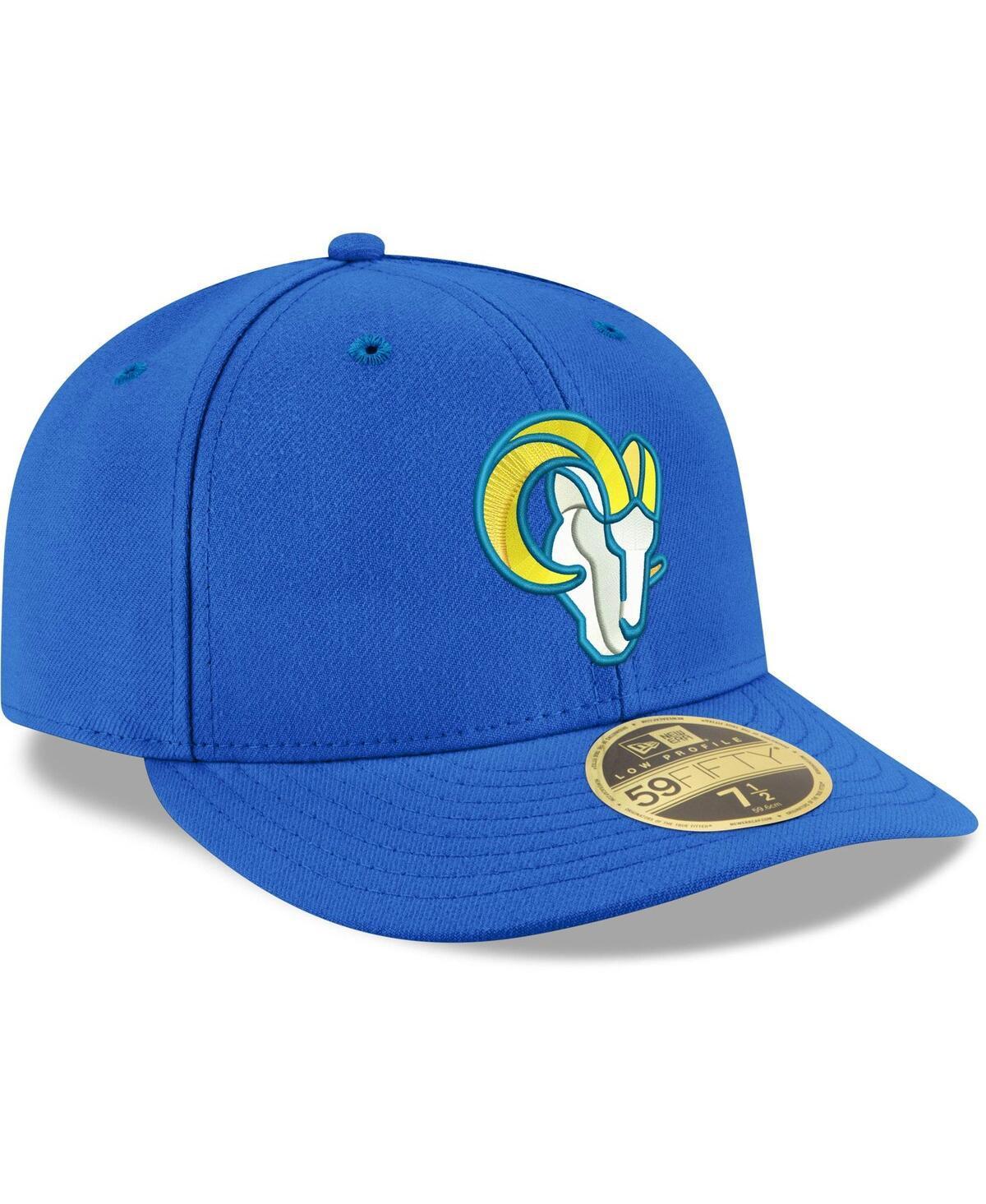 Mens New Era Royal Los Angeles Dodgers Script Fill 59FIFTY Fitted Hat Product Image