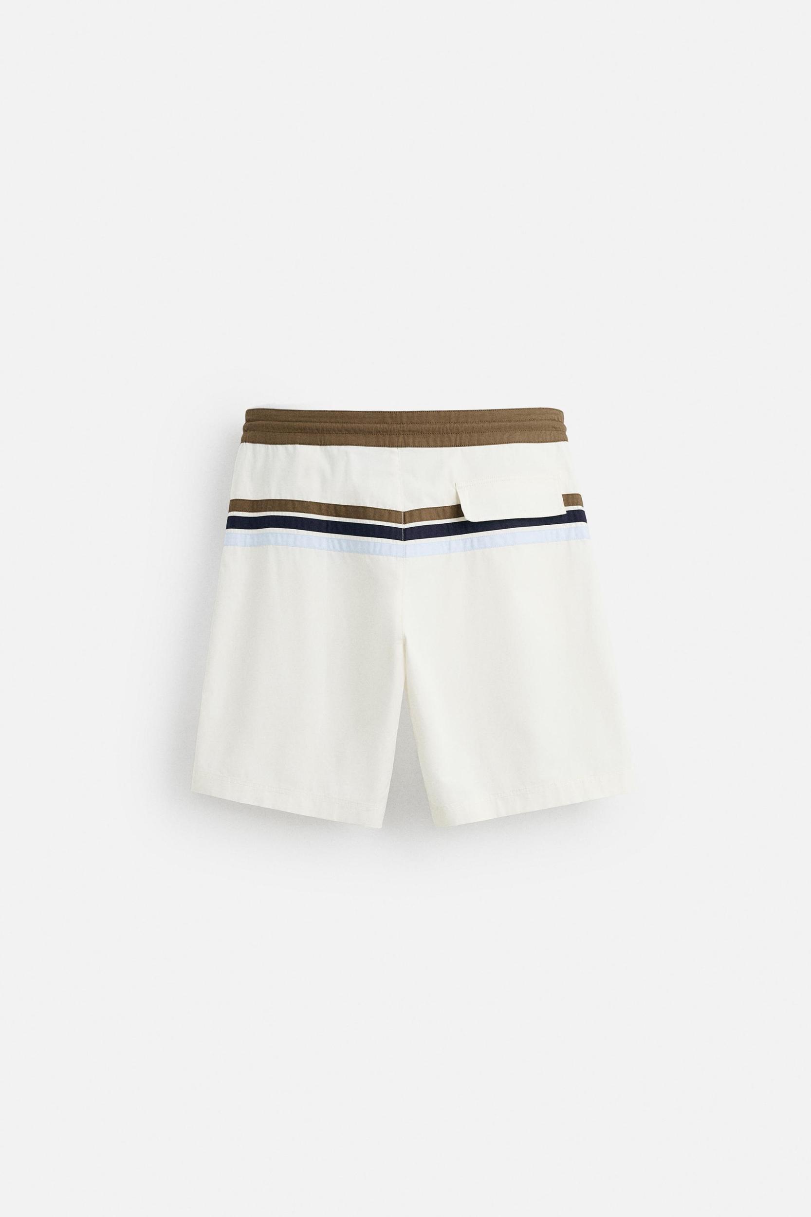 STRIPED LONG SWIMSUIT Product Image