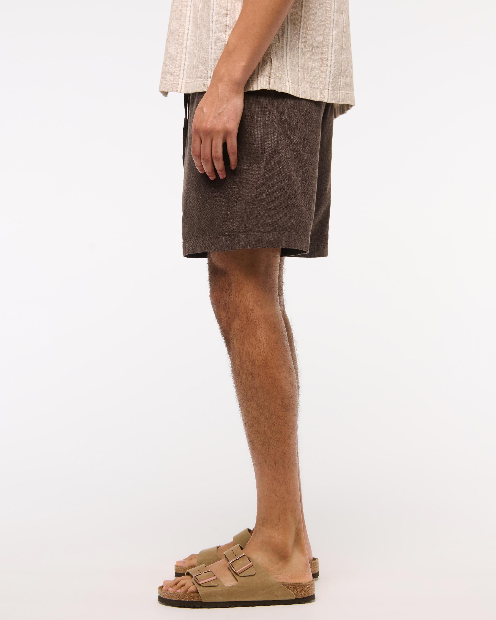 Cotton Texture Pull-On Short Product Image