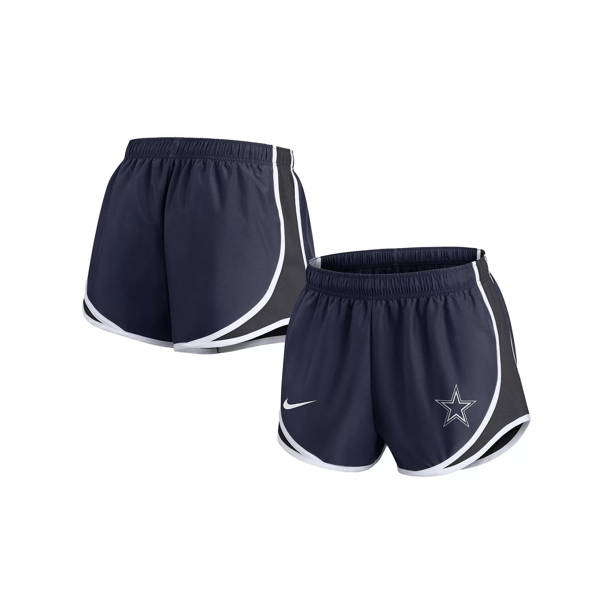 Women's Nike Navy Dallas Cowboys Plus Size Tempo Shorts, Size: 2XL, Blue Product Image