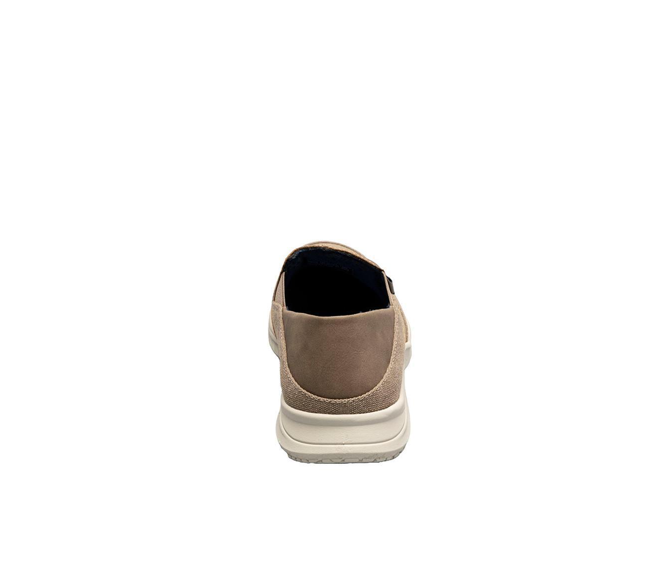 Men's Nunn Bush Conway EZ Canvas Moc Toe Slip On Shoes Product Image