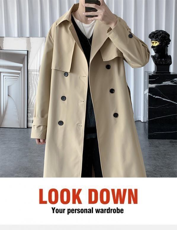 Double Breasted Trench Coat Product Image